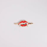 Vampire Lips Hairpin 18k Gold