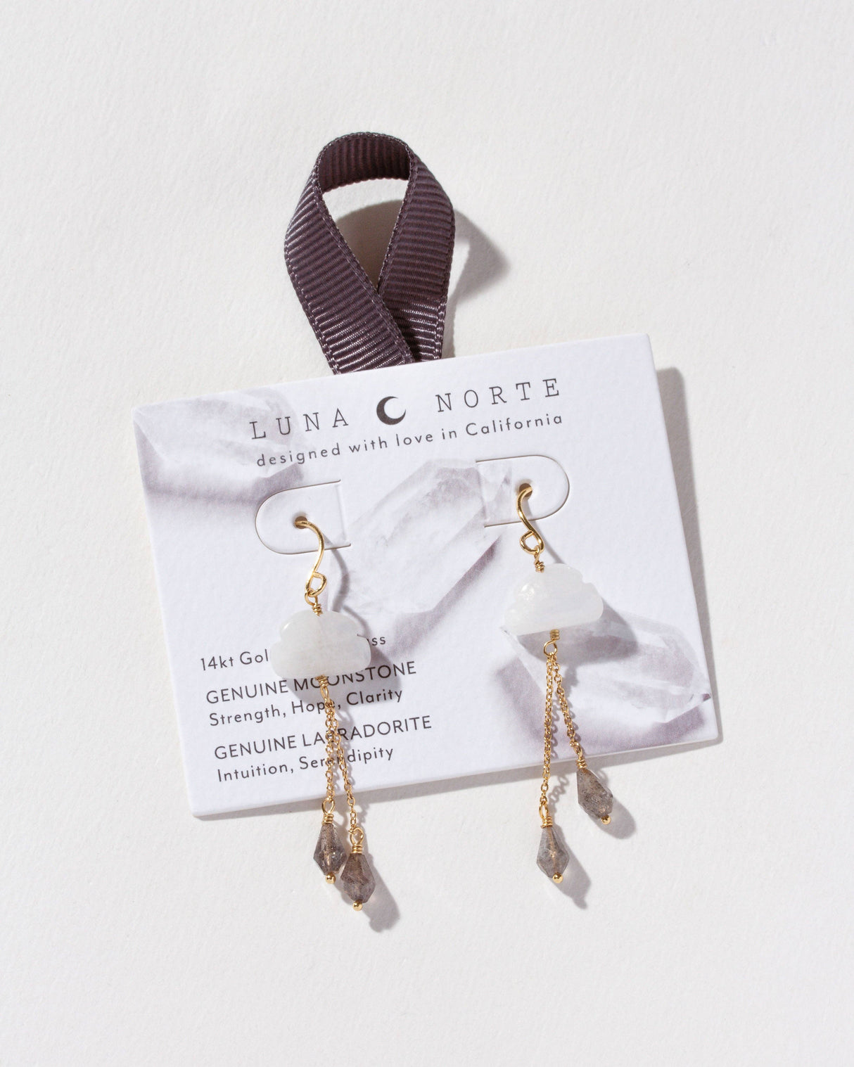 Cloud Nine Gemstone Drop Earring