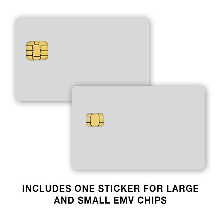 A Five Letter Word For Happiness Credit Card Sticker