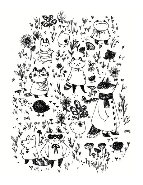 "Garden Party" Print