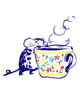 Print - "Mouse & Teacup": 5x7 Inches