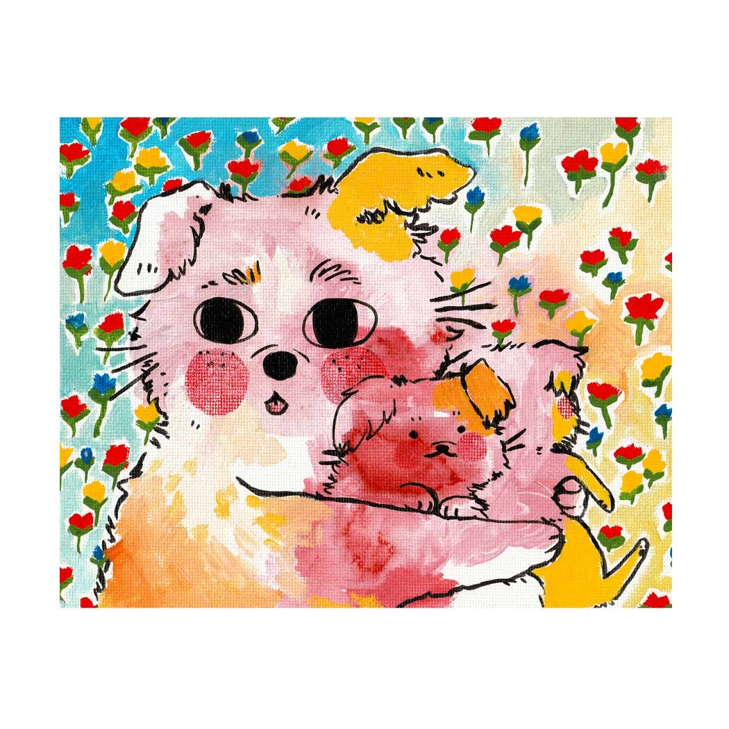 "These R My Puppies" Print