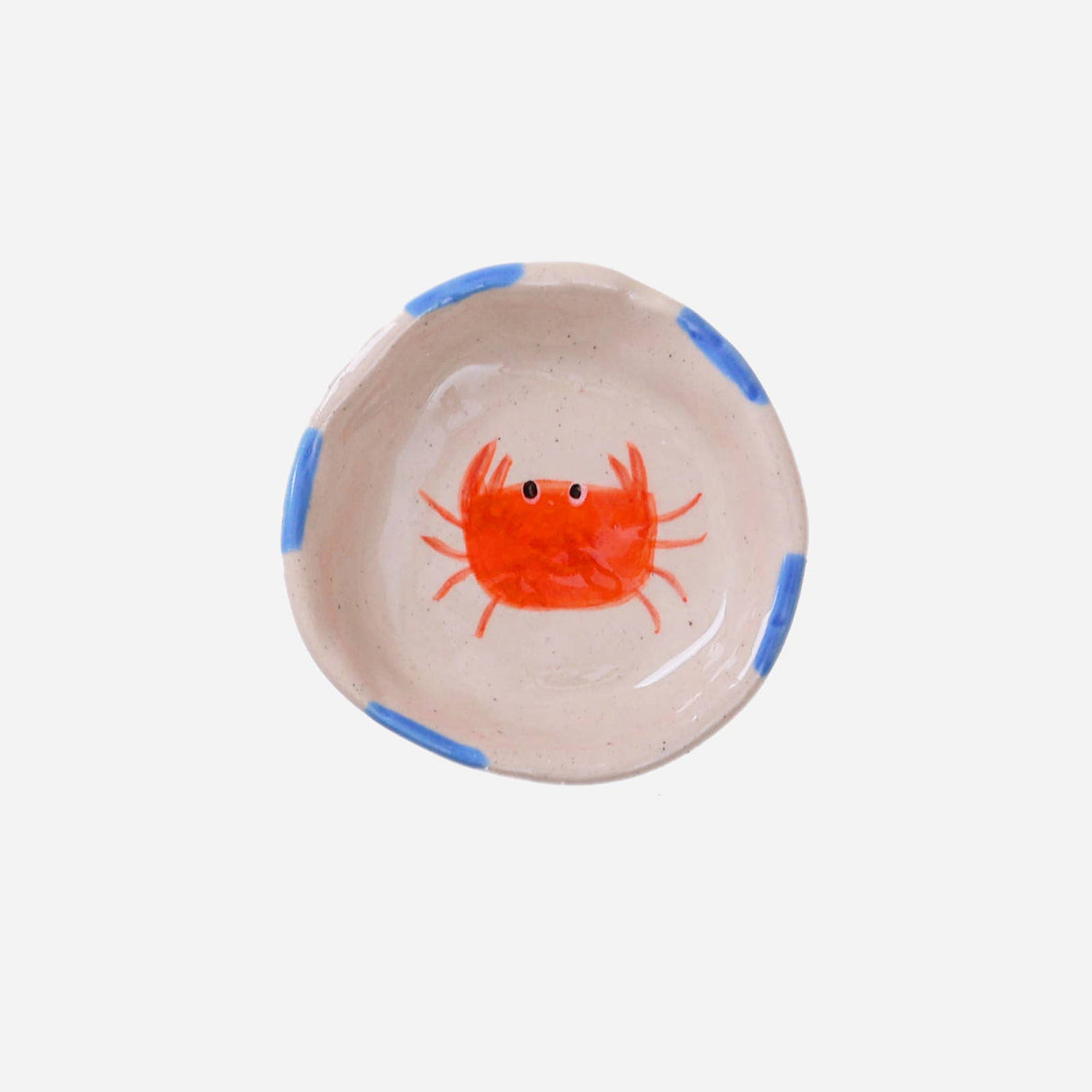 Small Crab Trinket Tray-Trinket Dish-Ceramic Tasting Bowl