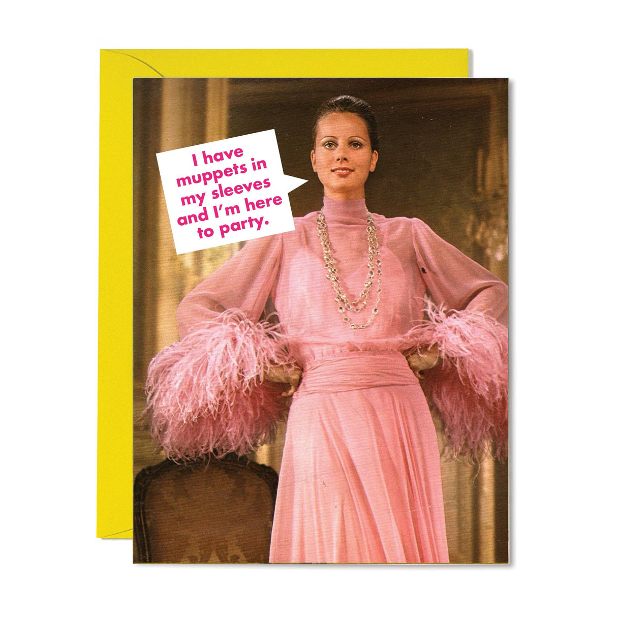 Muppet Sleeves Party Greeting Card