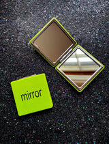 Bratty Green Compact Mirror
