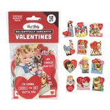 Set of 12 Funny Vintage Valentine's Day Cards