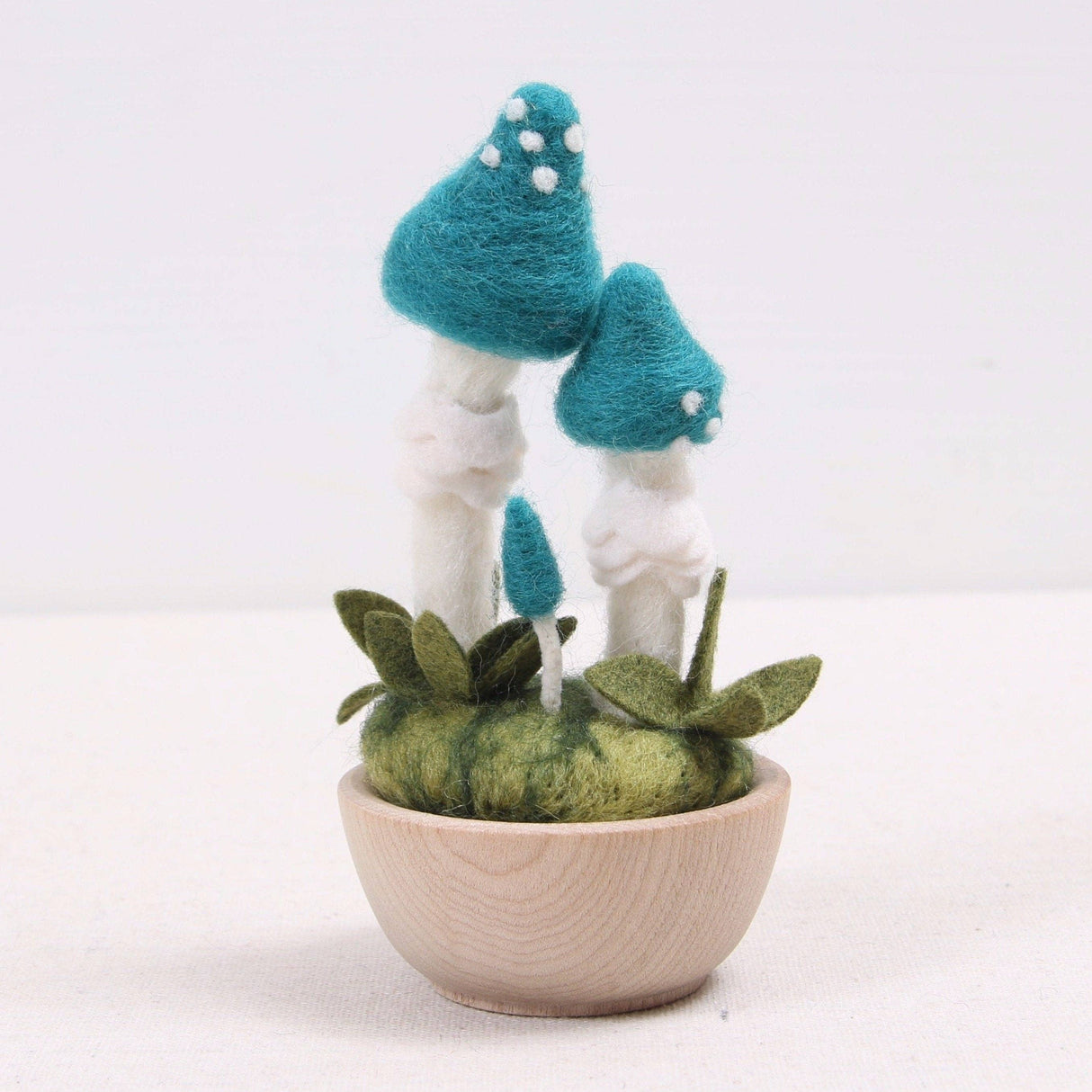 Blue Roundhead Needle Felting Kit