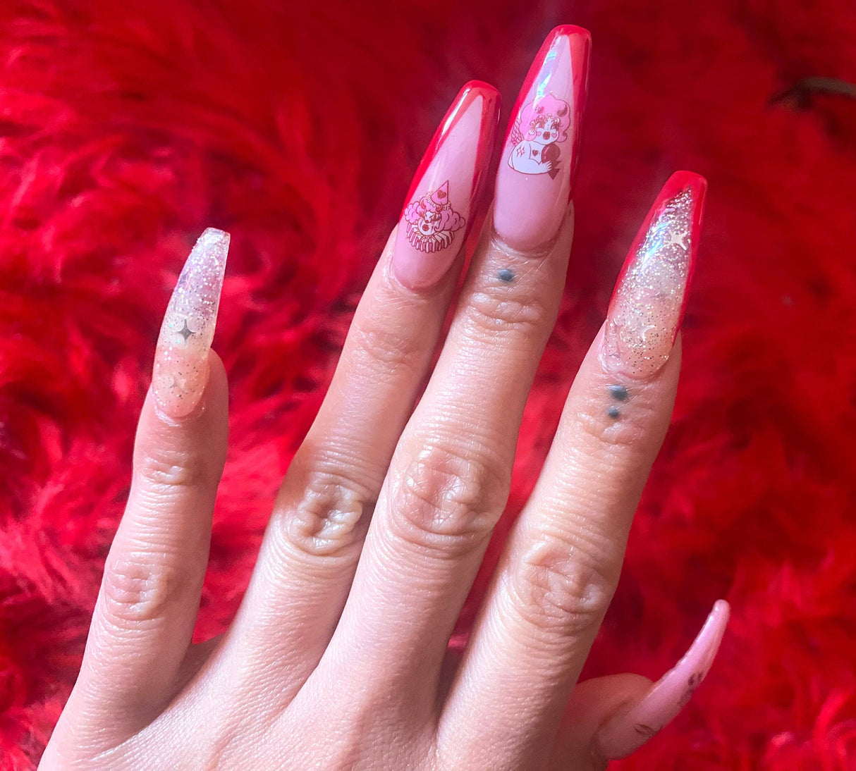 Lovecore Nail Decal Stickers