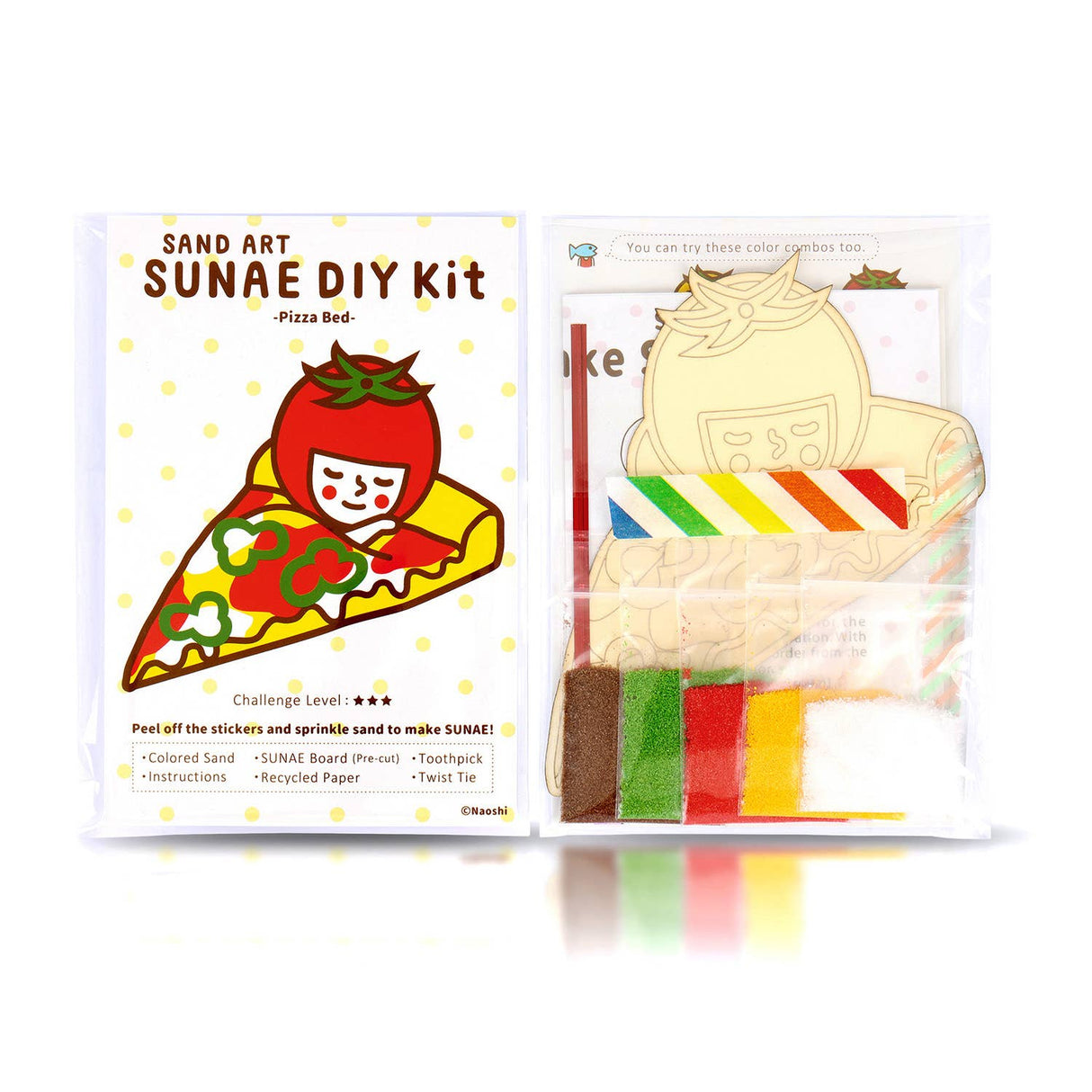 DIY Sand Art Kit - Pizza Bed
