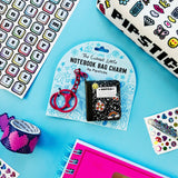 Nostalgic Notes Notebook Bag Charm