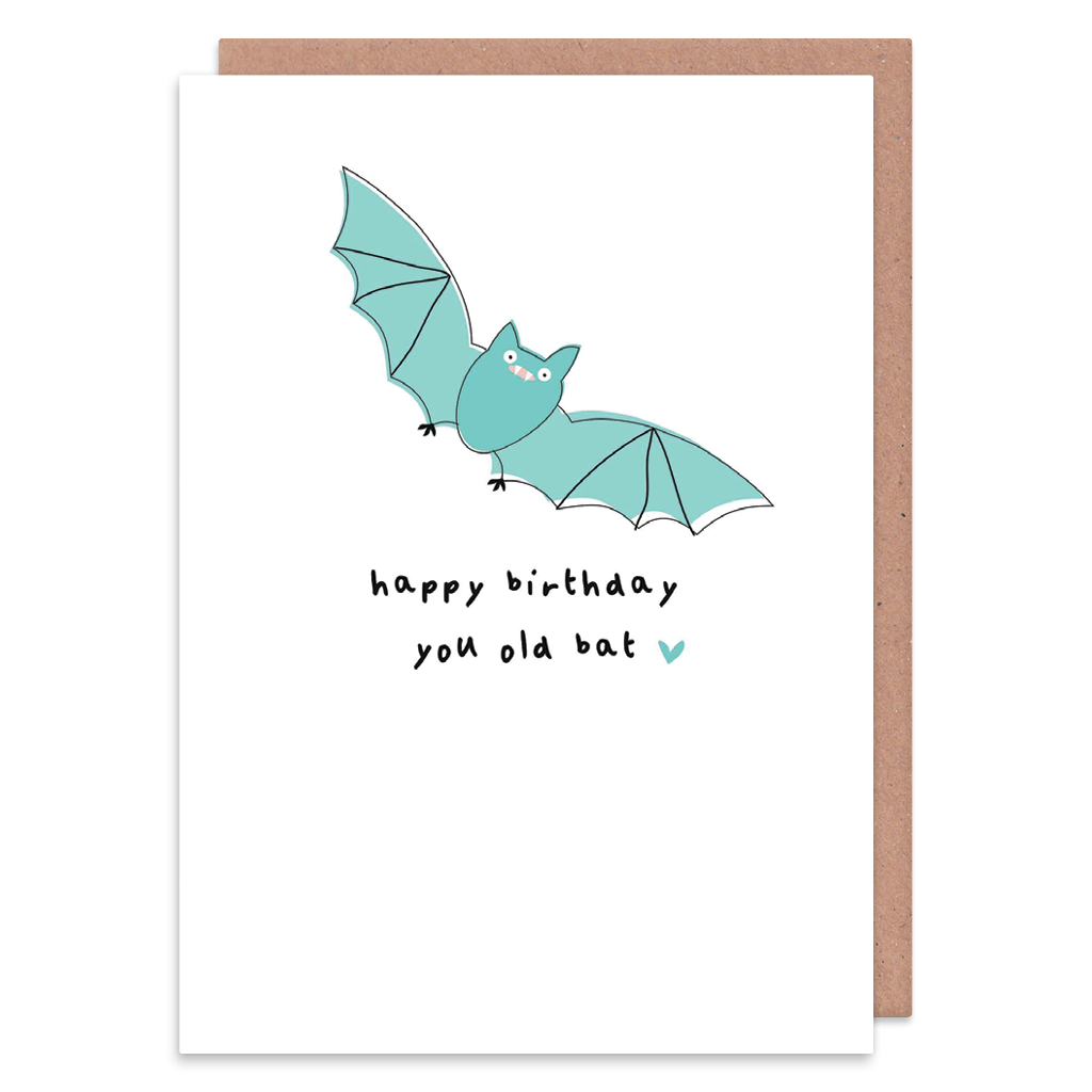 You Old Bat Birthday Card