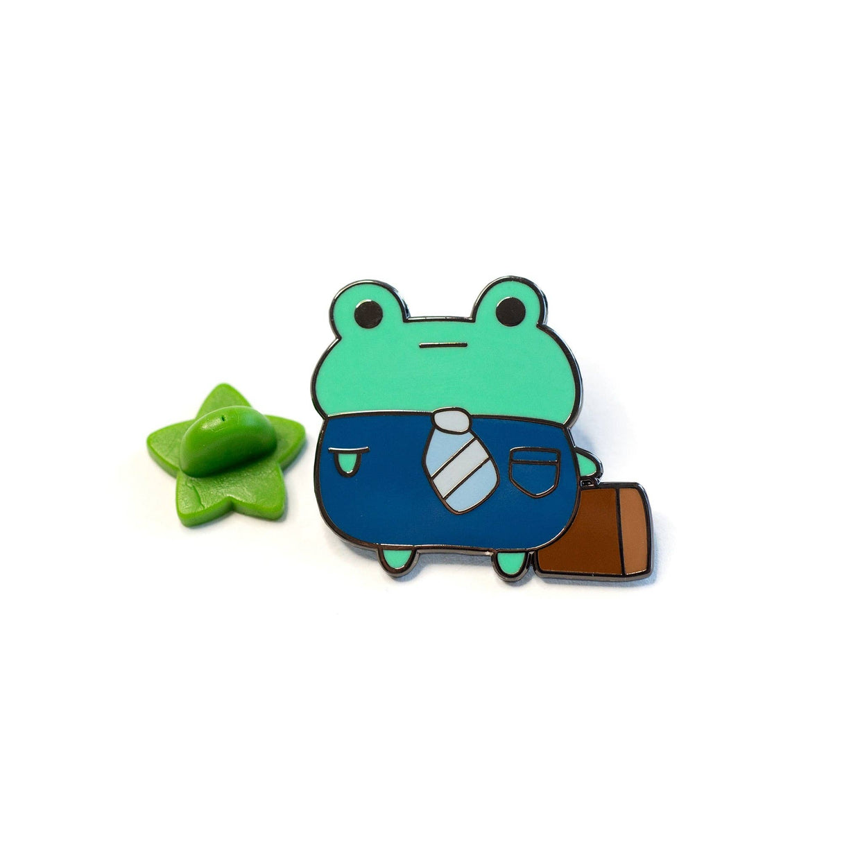 Bizness Frog Enamel Pin