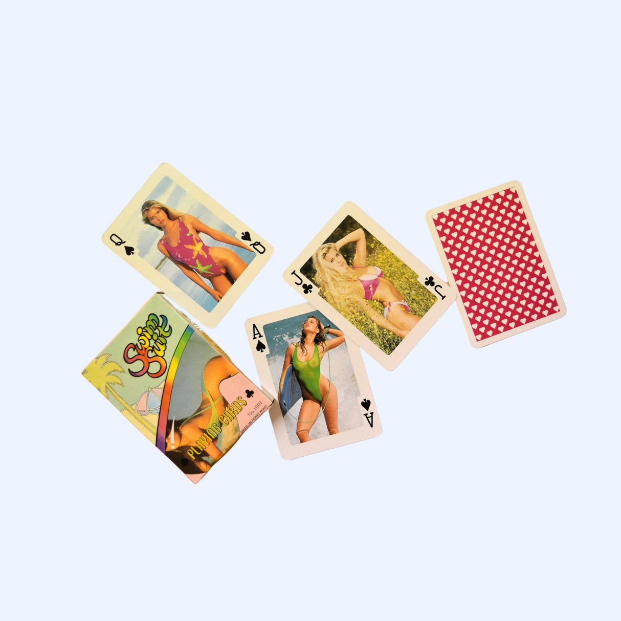 Vintage Swim Suit Playing Cards