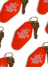 I Can't Even Parallel Park Motel Keychain