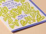 Love and Plants Housewarming Card