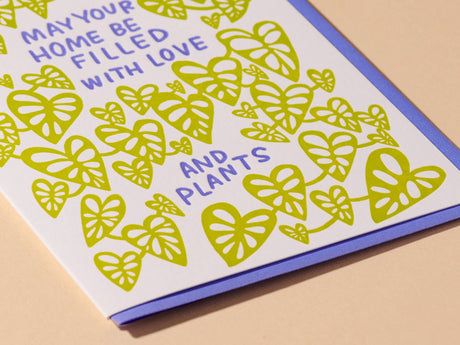 Love and Plants Housewarming Card