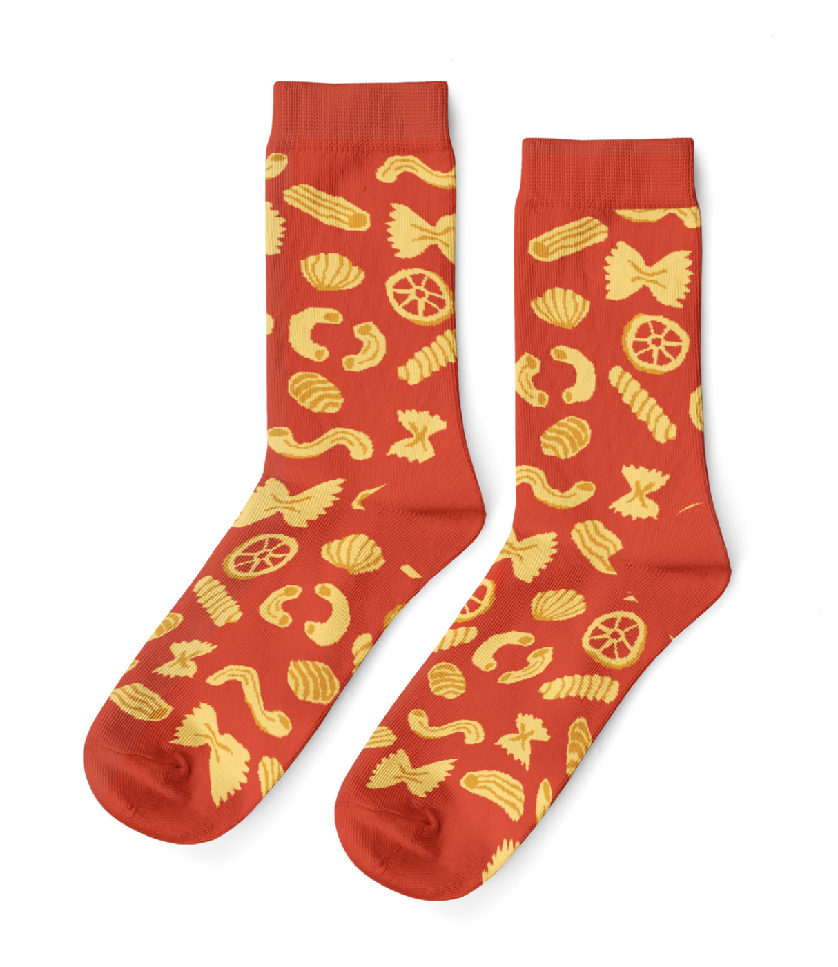 Large Pasta Crew Socks