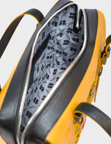 Esther Golden Glow Satchel Bag - Happy Tiger Embroidery