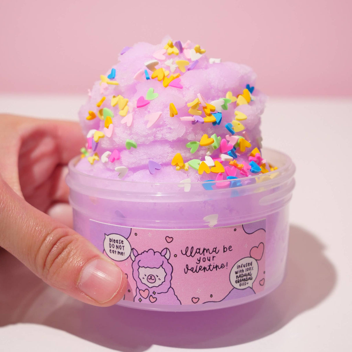 Llama Be Your Valentine Slime