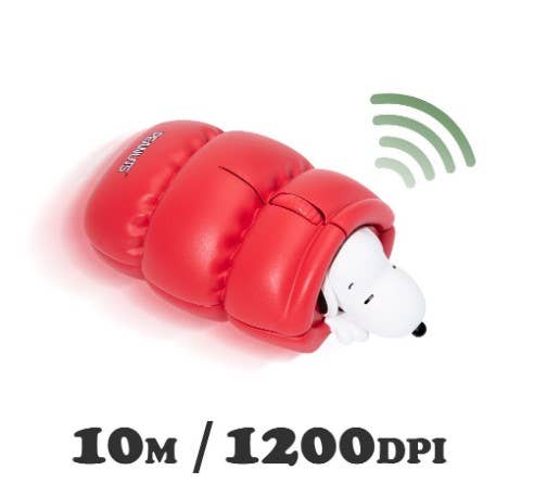 Peanuts Snoopy Multi-Pairing Wireless Mouse