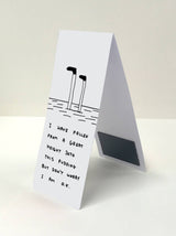 Pudding Magnetic Bookmark by David Shrigley