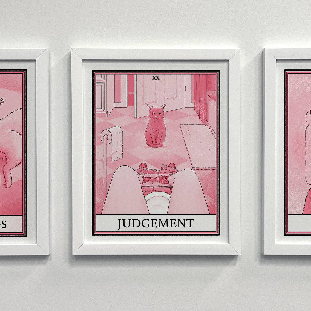 Cat Tarot Judgement Art Print