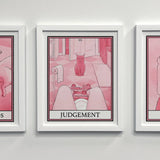 Cat Tarot Judgement Art Print