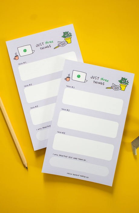 Three Things Notepad