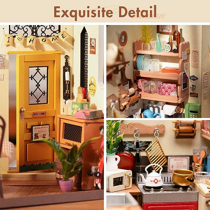 Miniature House Kit Cozy Kitchen DIY