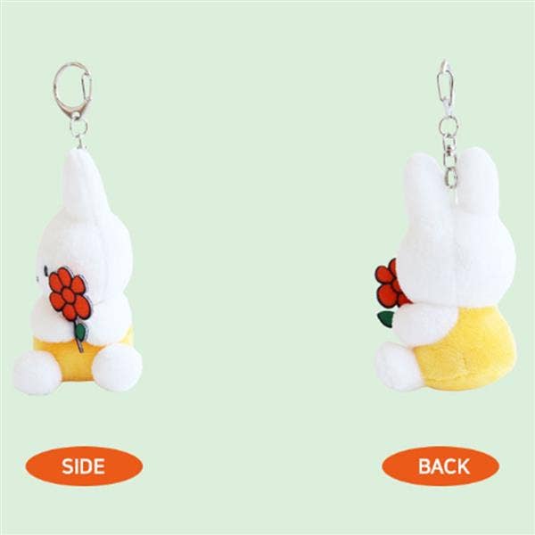 Yellow Miffy Flower Mini Backpack Keychain