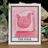 Cat Tarot The Fool Art Print