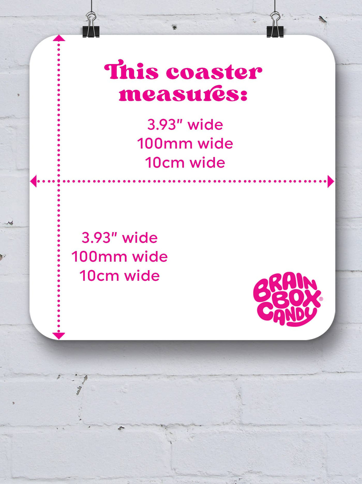 I'm So Hungover Art Coaster