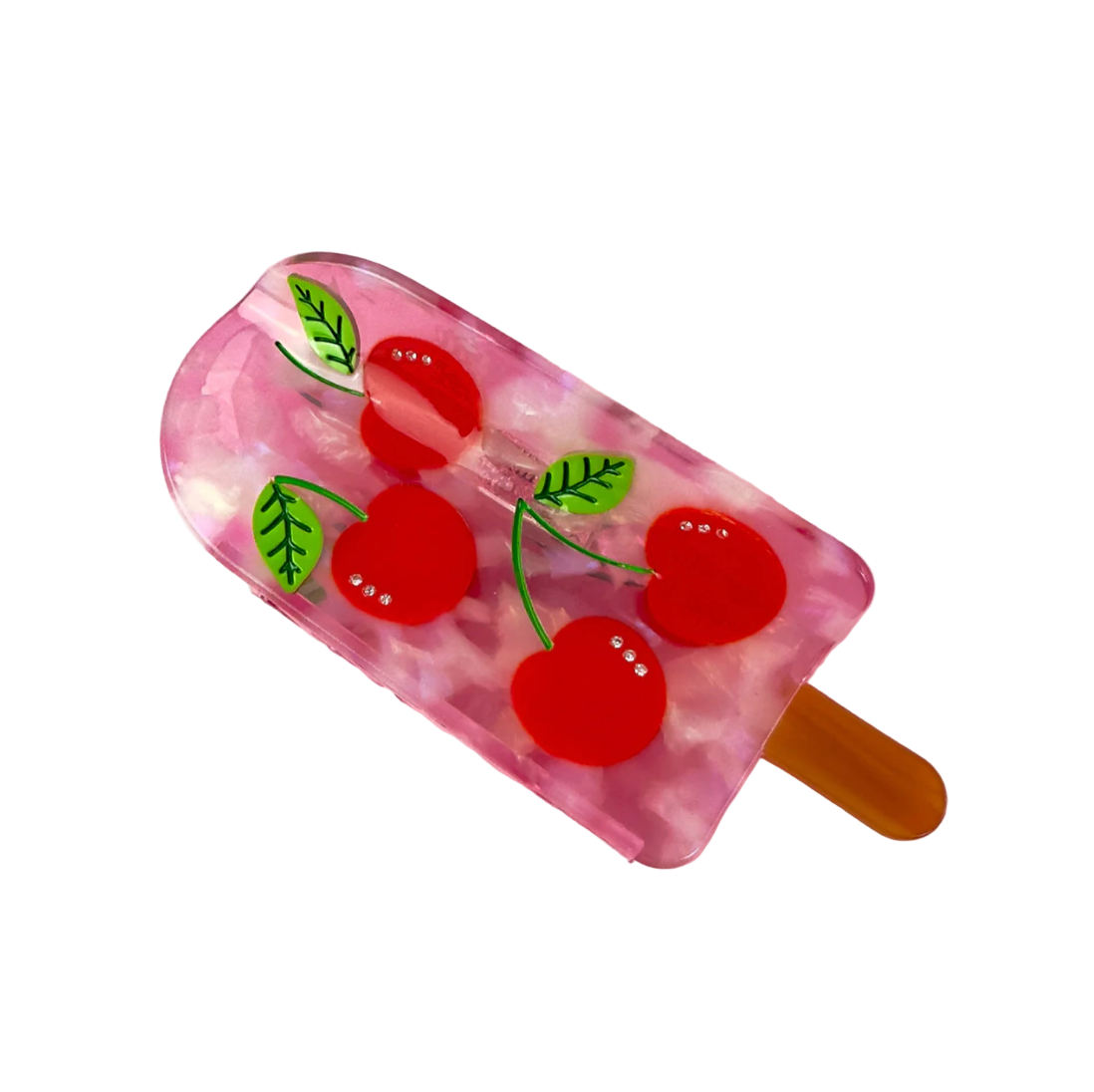 Cherry Popsicle Hair Claw