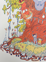 Totoro Large Riso Print