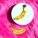 Ripe Banana Earrings