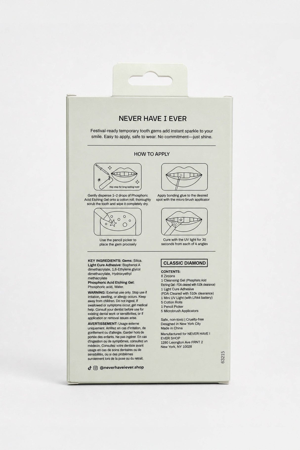Classic Diamond DIY Tooth Gem Kit