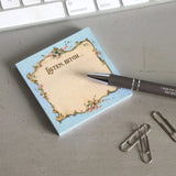 Listen Bitch... Funny Sarcastic Sticky Note Pad