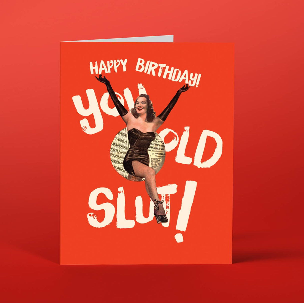 Old Slut Birthday Card