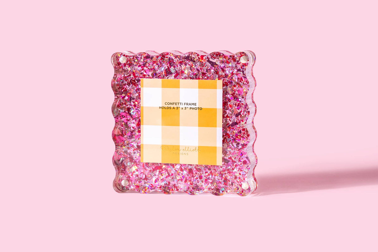 Small Picture Frame - Pink Confetti