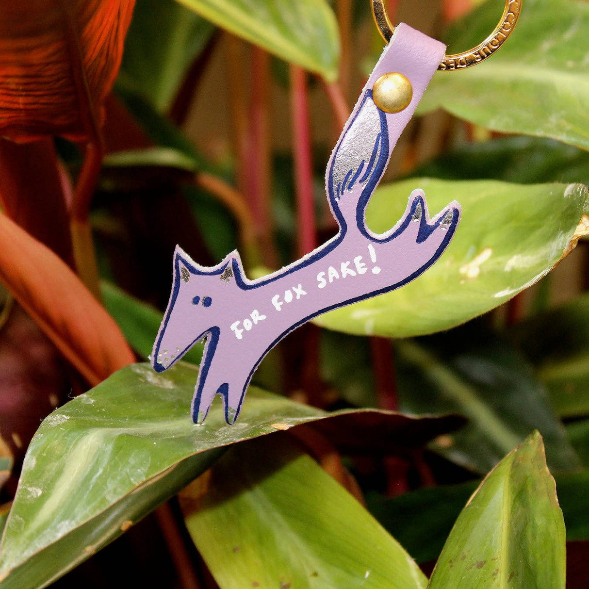 Leather For Fox Sake Key Fob