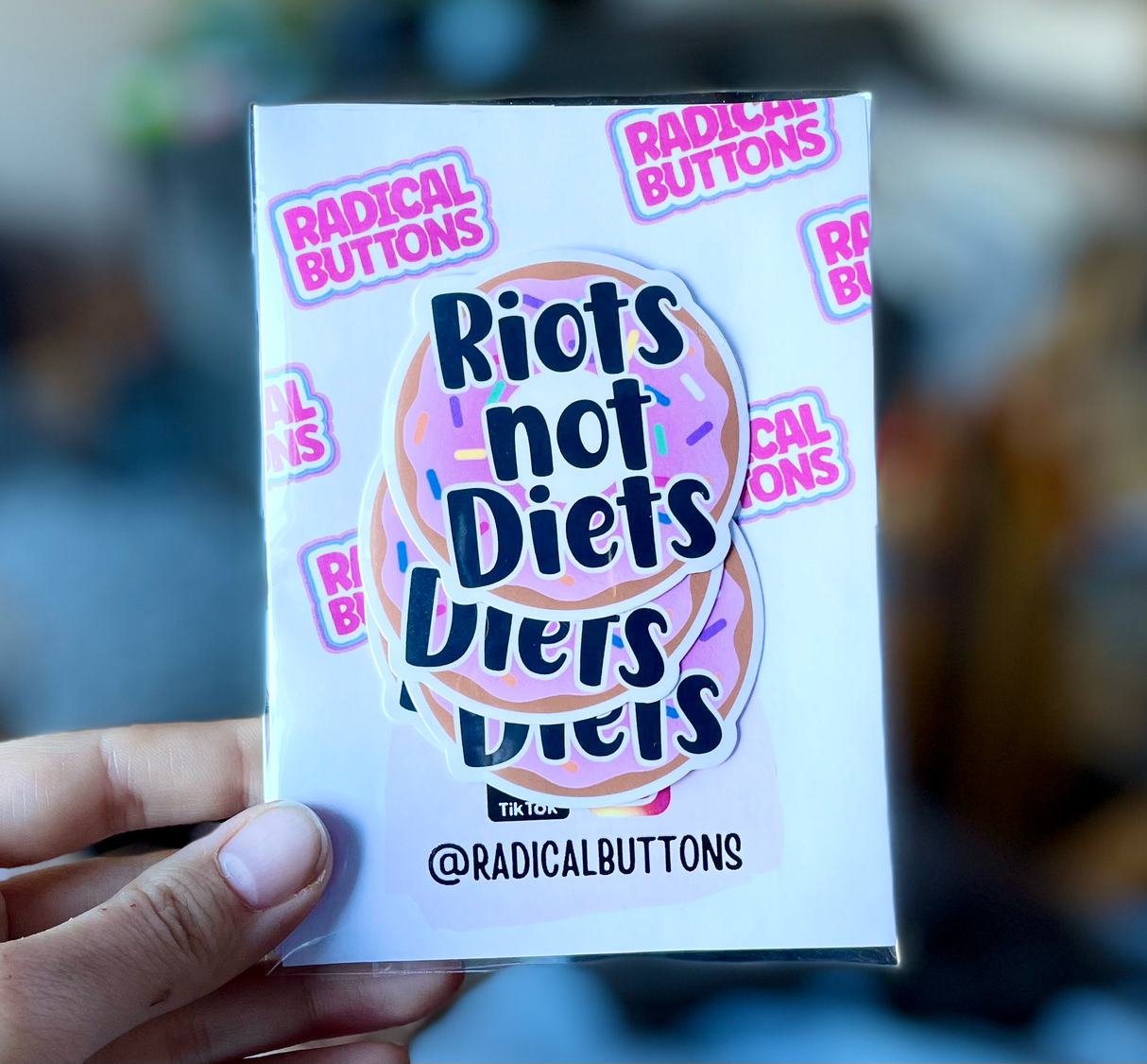 Girl Dinner Sticker