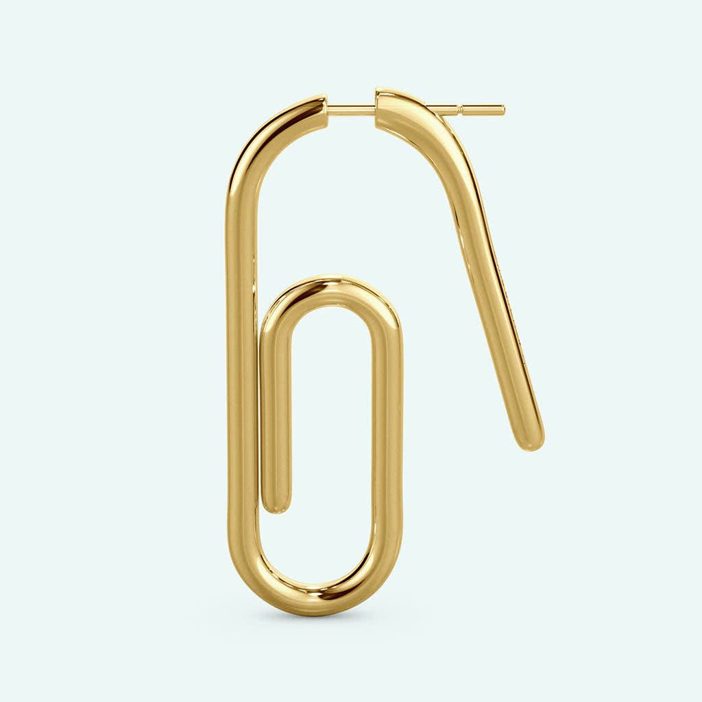Paper Clip Earring