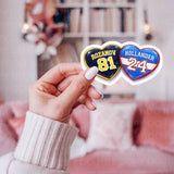 Hockey Romance Bookish Sticker Rozanov & Hollander Heated Rivalry