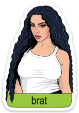 Brat Die Cut Sticker
