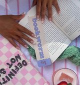 Bookworm Paper Bookmark