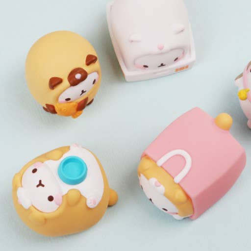 Molang Lazy Cat Costume Blind Box