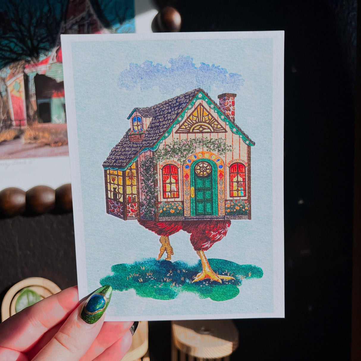 Baba Yaga Art Print