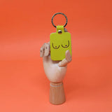 Leather Boobs Key Fob