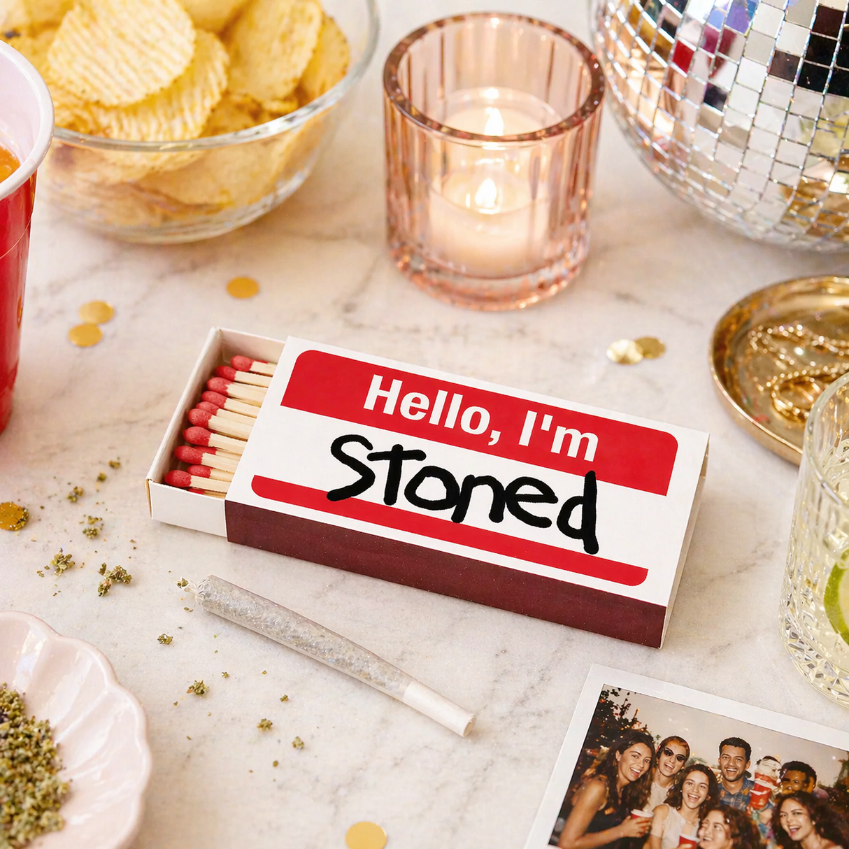 Hello I'm Stoned Box Matches