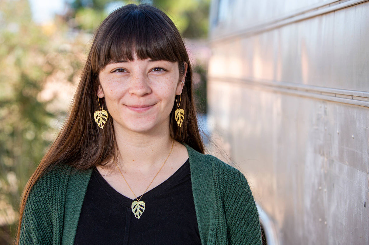 Monstera Adansonii Earrings